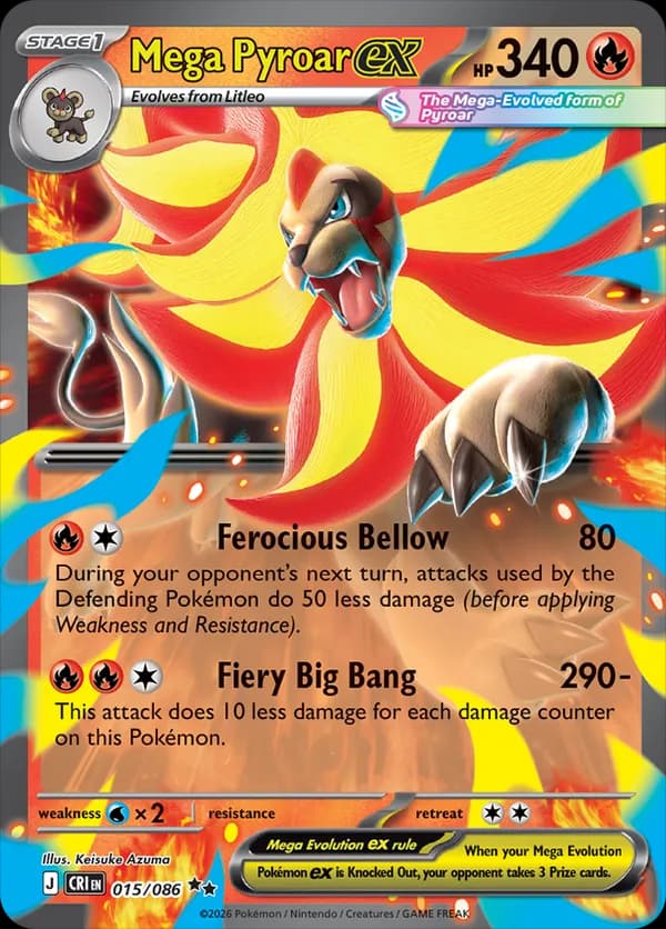 Mega Pyroar ex